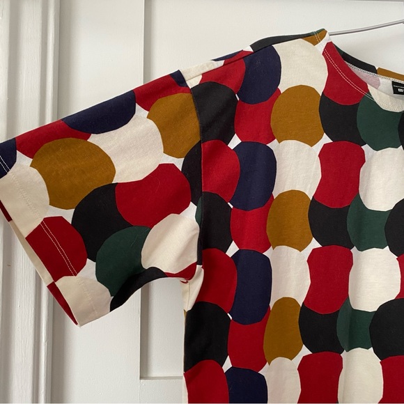 NWT RARE Marimekko x Uniqlo iconic 2018 sold out collection polka dot tee - Picture 6 of 7